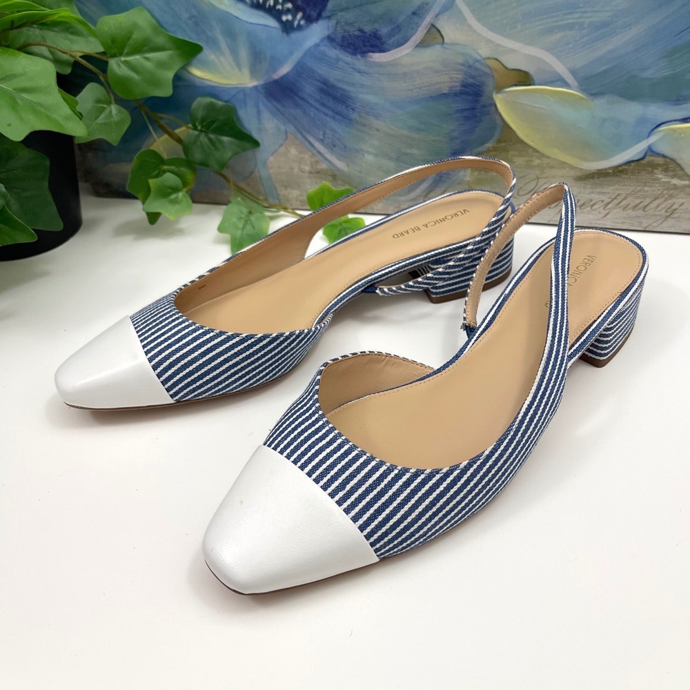 Veronica Beard Women's Cecile‎ Slingback Pumps Size 9 - Picture 10 of 11